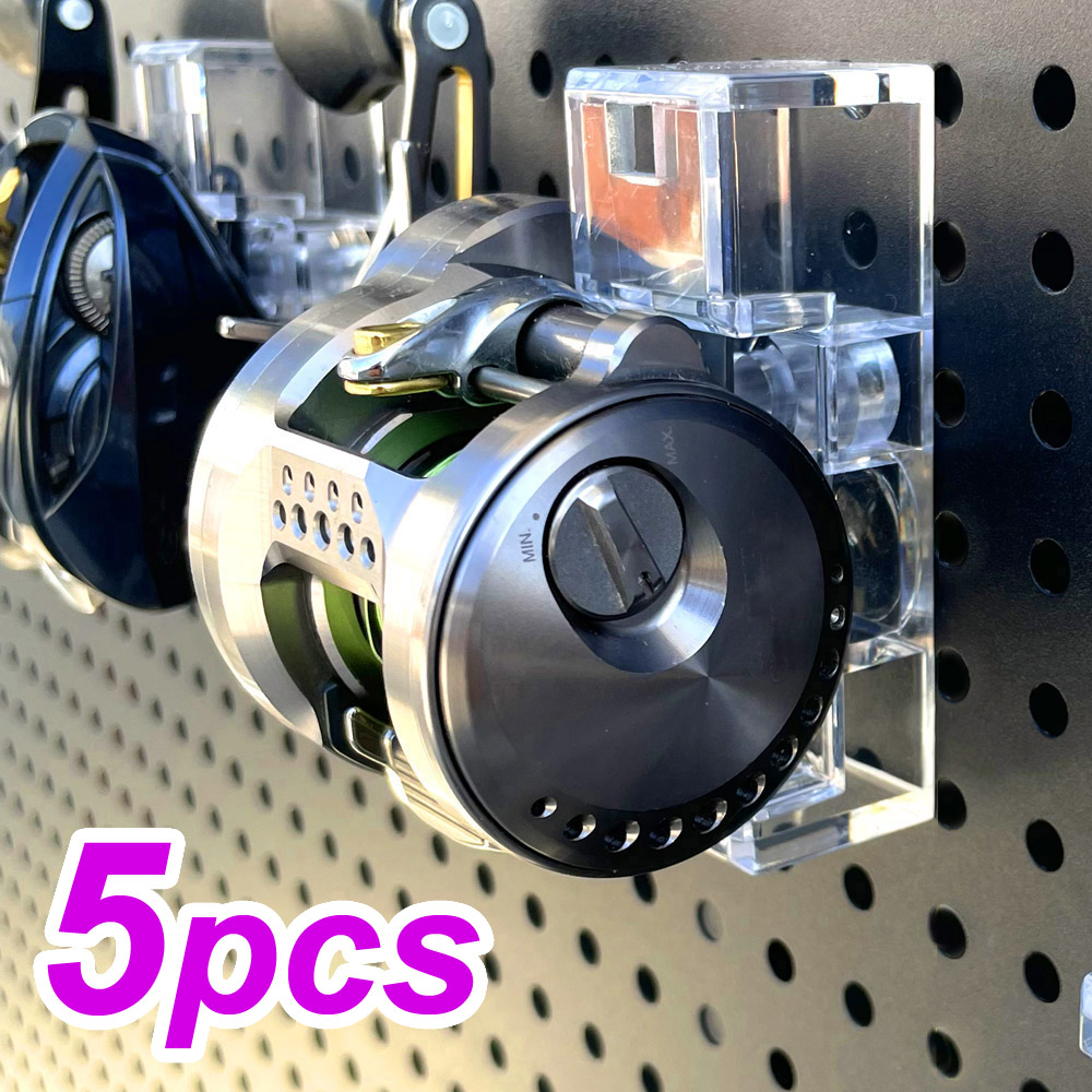 Spincast Reel - 5pcs Wall-hung Fishing Reel Wall Mount