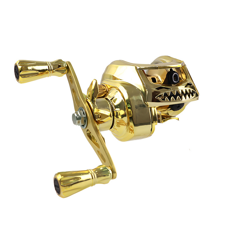 Gold Full Metal Baitcasting Re - Ice Fishing Reel ulasan dan harga