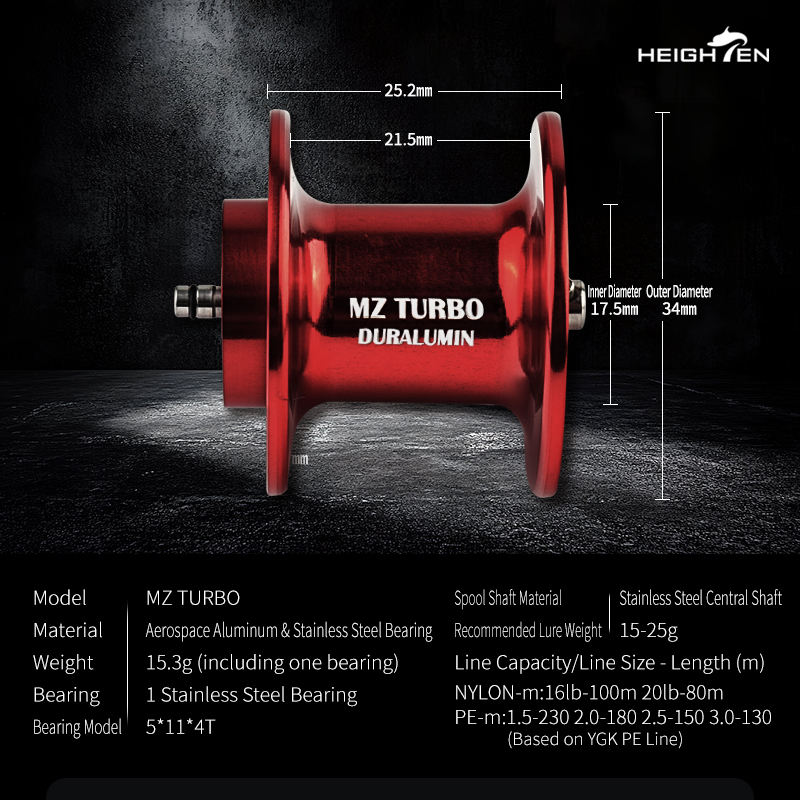 HEIGHTEN Two-Stage MZ Turbo St - Reel Spare Spool ulasan dan harga